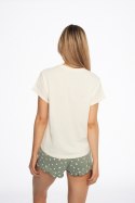 HENDERSON LADIES PIŻAMA DAMSKA ADORE 41303 SS24 - RÓŻOWY-CZARNY, M, 30X