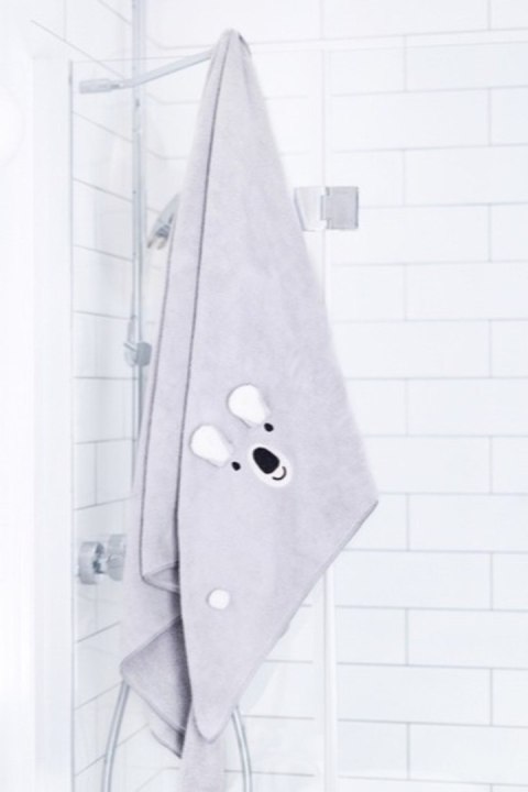 SOXO "MOMO WAY, RĘCZNIK 140X70 CM, KOALA, 1 SZT." - SZARY, 140X70 SOXO "MOMO WAY, RĘCZNIK 140X70 CM, KOALA, 1 SZT." - SZARY, 140X70