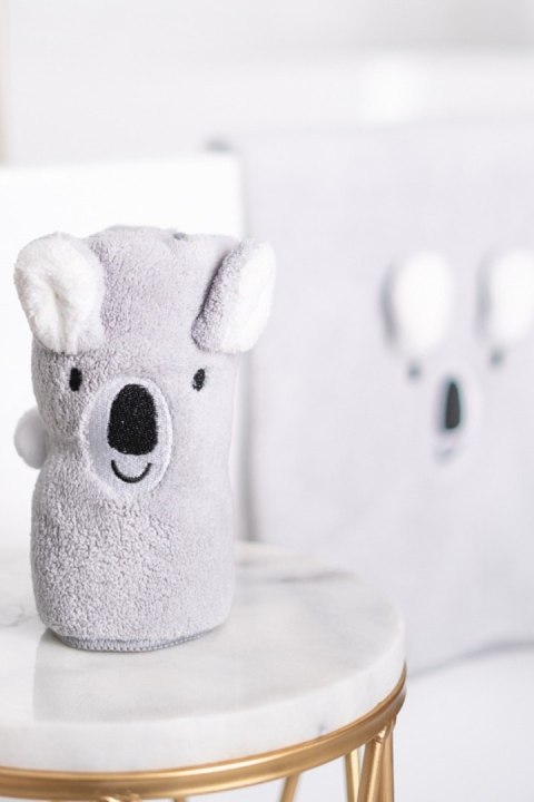 SOXO "MOMO WAY, RĘCZNIK 35X70 CM, KOALA" - SZARY, 35X70
