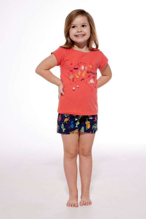 CORNETTE PIŻAMA GIRL KIDS KR 787/104 AUSTRALIA 2 - CORAL, 92 CORNETTE PIŻAMA GIRL KIDS KR 787/104 AUSTRALIA 2 - CORAL, 92