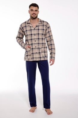 CORNETTE PIŻAMA MĘSKA DR 114 BIG - BEŻ, 5XL, 114/67