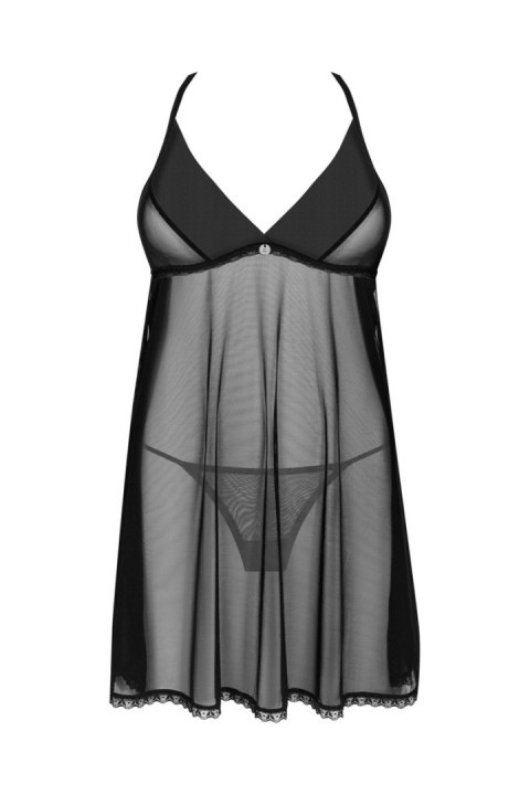 OBSESSIVE LATINESA BABYDOLL I STRINGI - CZARNY, XS/S OBSESSIVE LATINESA BABYDOLL I STRINGI - CZARNY, XS/S