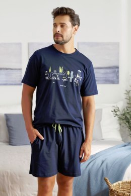 DOCTOR NAP PIŻAMA MĘSKA PMB 5355 DR NAP - NAVY_BLUE, XXL