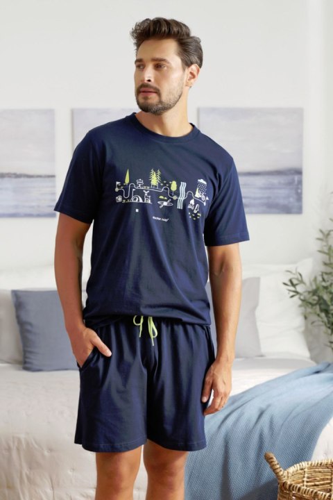 DOCTOR NAP PIŻAMA MĘSKA PMB 5355 DR NAP - NAVY_BLUE, XXL DOCTOR NAP PIŻAMA MĘSKA PMB 5355 DR NAP - NAVY_BLUE, XXL