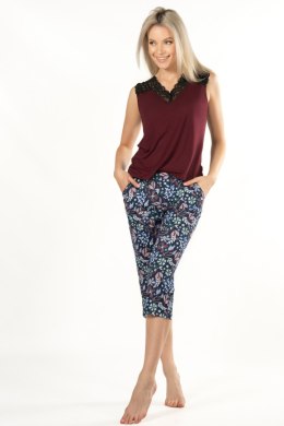 NIPPLEX SPODNIE MARGOT 3/4 DRUK - GRANATOWY, XL