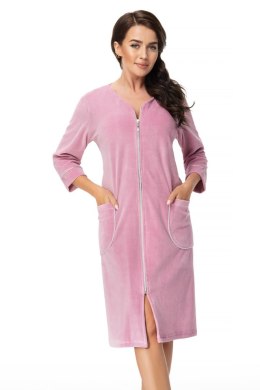 DOROTA SZLAFROK DAMSKI FR-331 - PUDR.RÓŻ, 2XL