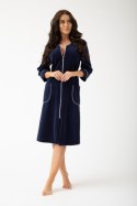 DOROTA SZLAFROK DAMSKI FR-331 - ŚLIWKA, 3XL