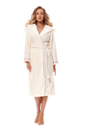 L&L SZLAFROK DAMSKI 2322 SOFT DŁUGI - ECRI, L, 3