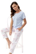 LUNA PIŻAMA DAMSKA 667 W/24 - KORALOWY, XL, 2