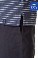 KEY PIZAMA MĘSKA MNS 348 A24 - NIEBIESKO-GRANATOWA, XL