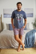 DOCTOR NAP PIŻAMA MĘSKA PMB 5353 DR NAP - DEEP_BLUE, L