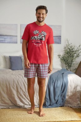 DOCTOR NAP PIŻAMA MĘSKA PMB 5353 DR NAP - RED, L