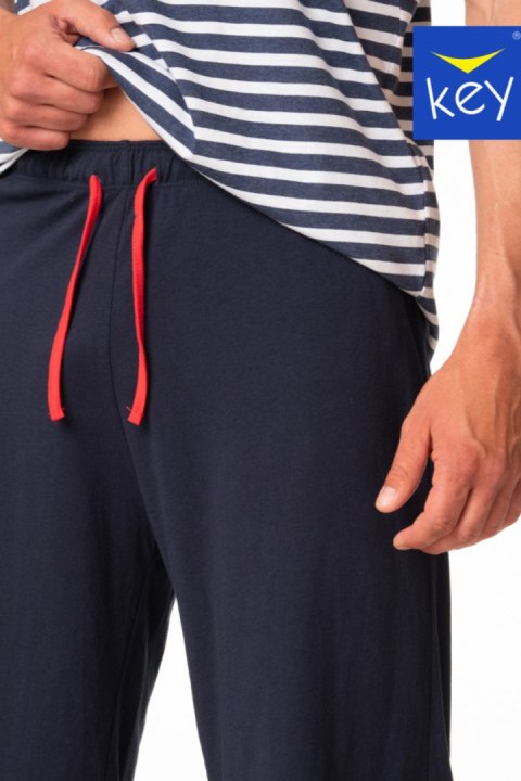 KEY PIZAMA MĘSKA MNS 629 A24 - GRANATOWO-BIAŁA, XXL KEY PIZAMA MĘSKA MNS 629 A24 - GRANATOWO-BIAŁA, XXL