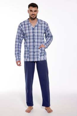 CORNETTE PIŻAMA MĘSKA DR 114 WIOSNA 2024 - JEANS, XXL, 114/69