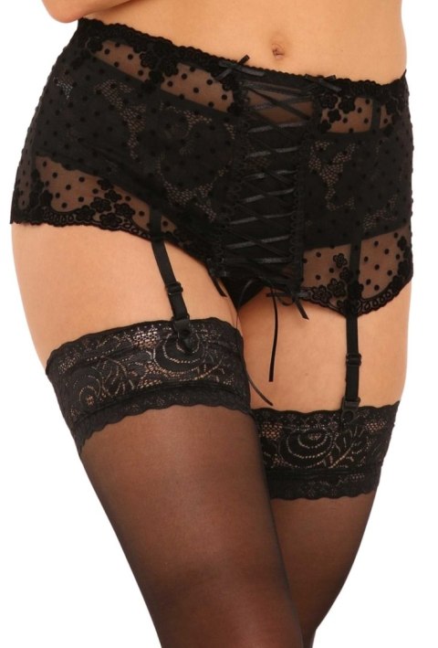DE LAFENSE 487 PAS_DO_POŃCZOCH_BONITA - CZARNY, 2XL DE LAFENSE 487 PAS_DO_POŃCZOCH_BONITA - CZARNY, 2XL