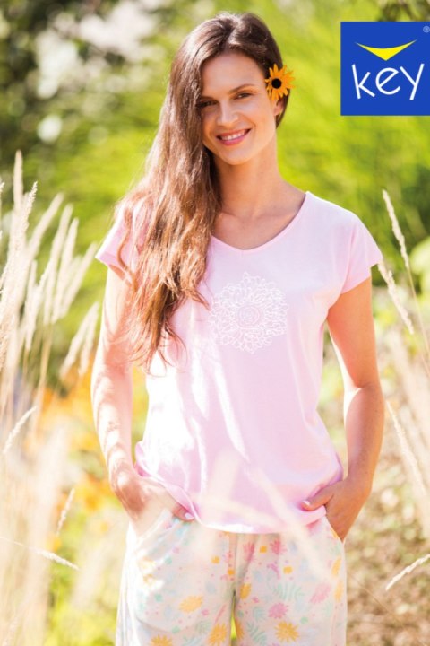 KEY PIŻAMA DAMSKA LNS 559 A24 - RÓŻOWY, XL KEY PIŻAMA DAMSKA LNS 559 A24 - RÓŻOWY, XL