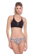 LAMA FIGI DAMSKIE BIKINI L-1549BI XXL - CZARNY-PUDROWY RÓŻ, XXL