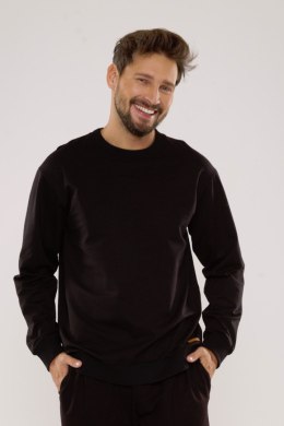 DE LAFENSE BLUZA MĘSKA JUST 728 - CZARNY, 2XL