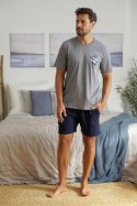 DOCTOR NAP PIŻAMA MĘSKA PMB 5354 DR NAP 2XL - DARK_GREY, XXL