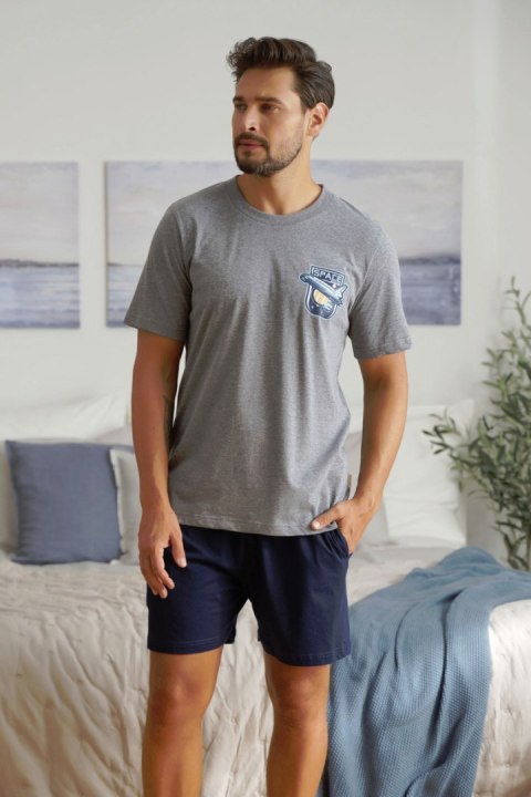 DOCTOR NAP PIŻAMA MĘSKA PMB 5354 DR NAP - DARK_GREY, XL DOCTOR NAP PIŻAMA MĘSKA PMB 5354 DR NAP - DARK_GREY, XL