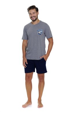 DOCTOR NAP PIŻAMA MĘSKA PMB 5354 DR NAP - DARK_GREY, M