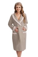 DOROTA SZLAFROK DAMSKI FR-220 - CIEMNA ŚLIWKA, 2XL