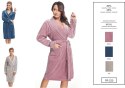 DOROTA SZLAFROK DAMSKI FR-220 - CIEMNA ŚLIWKA, XL