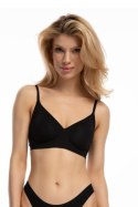 JULIMEX Biustonosz Simple T-Shirt bra soft - CZARNY, S