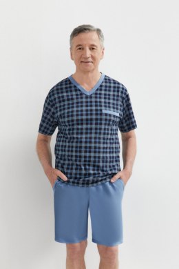 MARTEL PIŻAMA MĘSKA MAREK 419 - GRANATOWY, L, 22