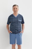 MARTEL PIŻAMA MĘSKA MAREK 419 - NIEBIESKI, M, 21