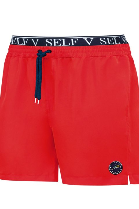 SELF SZORTY KĄPIELOWE MĘSKIE SUMMER SHORTS - SM25 - RED, L, 6A SELF SZORTY KĄPIELOWE MĘSKIE SUMMER SHORTS - SM25 - RED, L, 6A