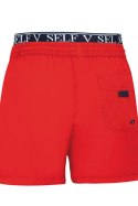 SELF SZORTY KĄPIELOWE MĘSKIE SUMMER SHORTS - SM25 - RED, XL, 6A