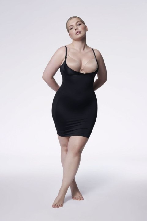 JULIMEX HALKA POD BIUST SHAPEWEAR 222 CZARNA - CZARNY, M
