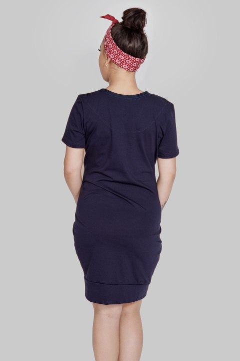 MITEX KOSZULA MAMA DRESS - NAVY, XXL MITEX KOSZULA MAMA DRESS - NAVY, XXL