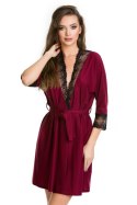 SZLAFROK DAMSKI BURGUND 05093, L-XL MEDIOLANO