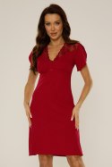 DE LAFENSE KOSZULA DAMSKA LILIAN 754 - BORDO, 2XL