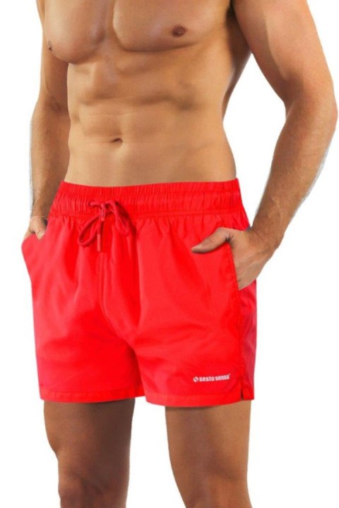 SESTO SENSO SZORTY PLAZOWE MĘSKIE 2404 - CZERWONY, 2XL SESTO SENSO SZORTY PLAZOWE MĘSKIE 2404 - CZERWONY, 2XL