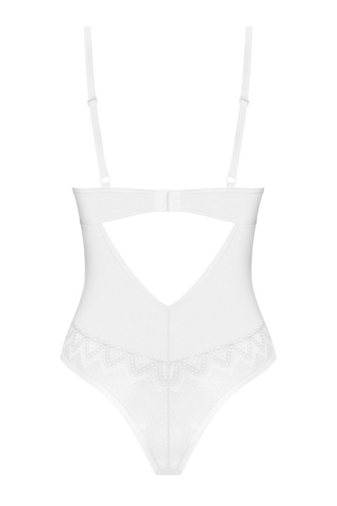 OBSESSIVE ALISSIUM BODY OTWARTE - BIAŁY, XS/S OBSESSIVE ALISSIUM BODY OTWARTE - BIAŁY, XS/S