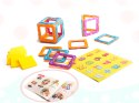 Klocki magnetyczne kolorowe MAGICAL MAGNET 71SZT