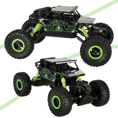 Samochód zdalnie sterowany na pilota RC Rock Crawler HB 2,4GHz 1:18 zielony Samochód zdalnie sterowany na pilota RC Rock Crawler HB 2,4GHz 1:18 zielony