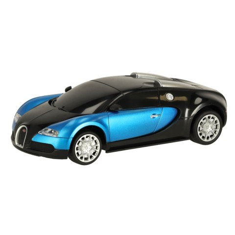 Samochód zdalnie sterowany na pilota RC Bugatti Veyron licencja 1:24 niebieski Samochód zdalnie sterowany na pilota RC Bugatti Veyron licencja 1:24 niebieski