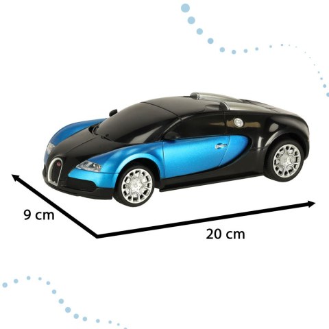 Samochód zdalnie sterowany na pilota RC Bugatti Veyron licencja 1:24 niebieski Samochód zdalnie sterowany na pilota RC Bugatti Veyron licencja 1:24 niebieski