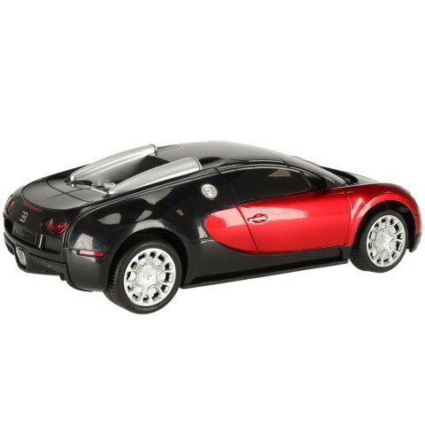 Samochód zdalnie sterowany na pilota RC zdalnie sterowany Bugatti Veyron licencja 1:24 czerwony Samochód zdalnie sterowany na pilota RC zdalnie sterowany Bugatti Veyron licencja 1:24 czerwony