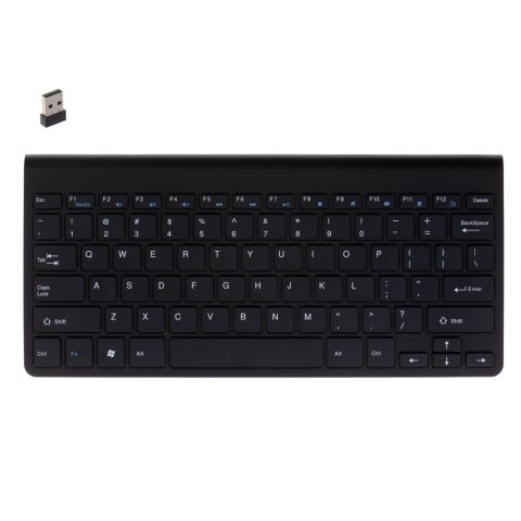 Klawiatura bezprzewodowa bluetooth Smart TV czarna Klawiatura bezprzewodowa bluetooth Smart TV czarna