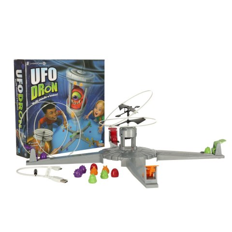 Ufodron gra zręcznościowa dron wyrzutnia ufoludki kosmici LUCRUM GAMES 8+ Ufodron gra zręcznościowa dron wyrzutnia ufoludki kosmici LUCRUM GAMES 8+