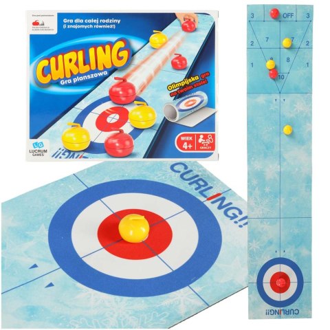 Curling gra planszowa zręcznościowa LUCRUM GAMES 4+ Curling gra planszowa zręcznościowa LUCRUM GAMES 4+