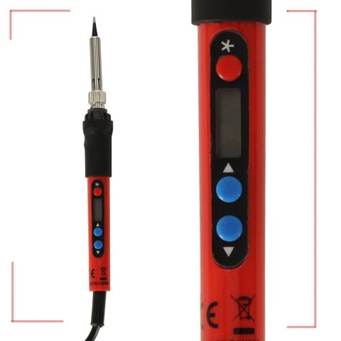 KAFUWELL Lutownica oporowa grzałkowa regulacja temperatury wyświetlacz LCD 80W KAFUWELL Lutownica oporowa grzałkowa regulacja temperatury wyświetlacz LCD 80W