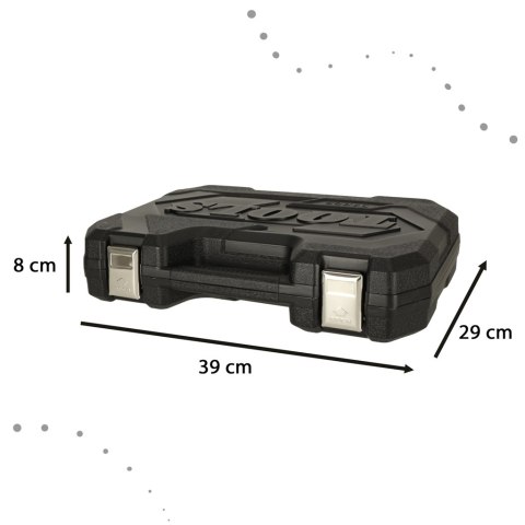 Klucze nasadowe komplet 1/2'' 1/4'' grzechotka zestaw 94el. KAFUWELL Klucze nasadowe komplet 1/2'' 1/4'' grzechotka zestaw 94el. KAFUWELL