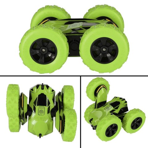 Samochód zdalnie sterowany na pilota RC Stunt Car Akrobata zielony Samochód zdalnie sterowany na pilota RC Stunt Car Akrobata zielony