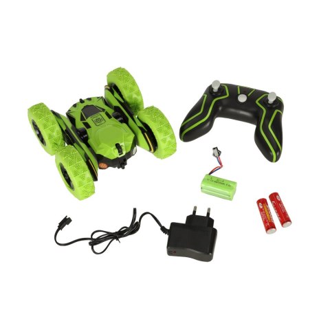 Samochód zdalnie sterowany na pilota RC Stunt Car Akrobata zielony Samochód zdalnie sterowany na pilota RC Stunt Car Akrobata zielony